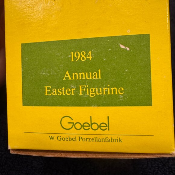 Vintage Goebel 1984 Annual Easter 5" Tall Figurine – With Original Box - Picture 6 of 6